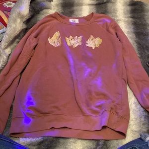 long sleeve butterfly-cat